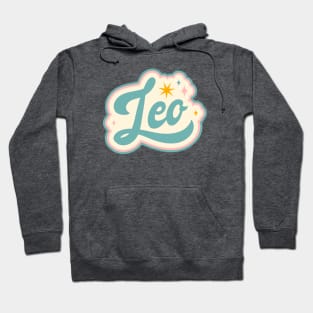 Vintage Leo Horoscope Sign // Retro Leo Zodiac Sign Hoodie